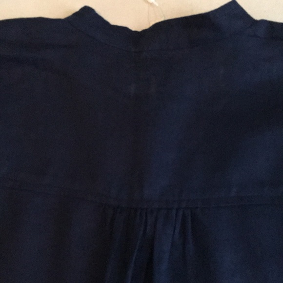 EILEEN FISHER ORGANIC LINEN LONG TUNIC SHIRT - Picture 4 of 7